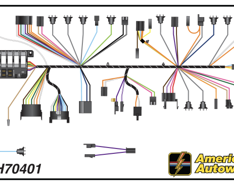 American Autowire 1967 Chevrolet Dash Harness CH70401