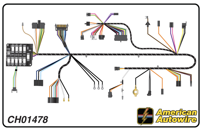 American Autowire 1970 Chevrolet Dash Harness CH01478