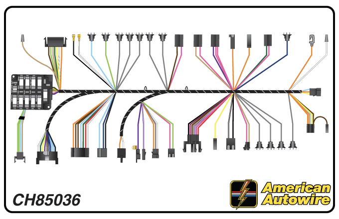 American Autowire 1968 Chevrolet Dash Harness CH85036