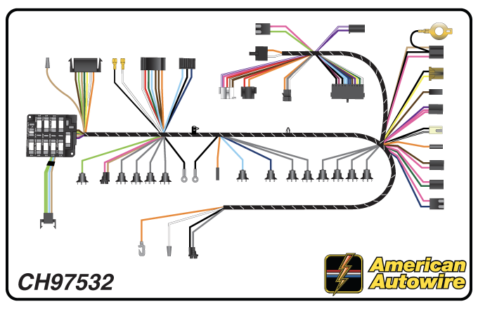 American Autowire 1969 Chevrolet Dash Harness CH97532