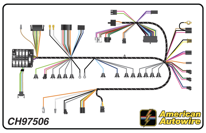 American Autowire 1969 Chevrolet Dash Harness CH97506
