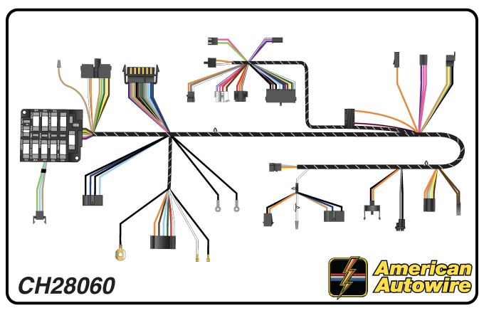 American Autowire 1972 Chevrolet Dash Harness CH28060