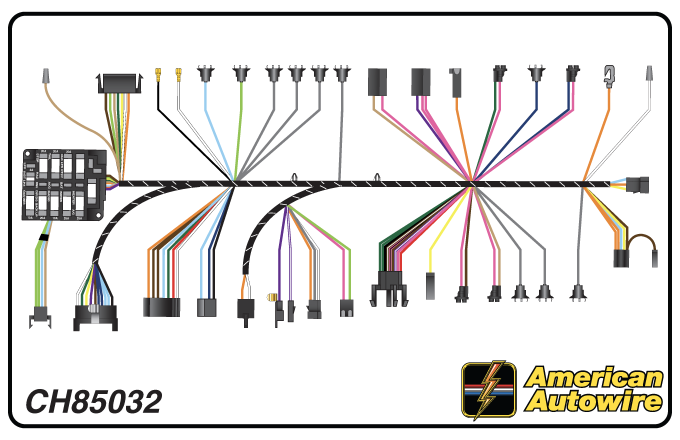 American Autowire 1968 Chevrolet Dash Harness CH85032