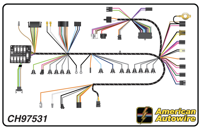 American Autowire 1969 Chevrolet Dash Harness CH97531