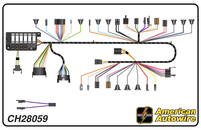 American Autowire 1965 Chevrolet Dash Harness CH59049