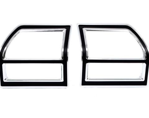 AMD Taillight Bezels, LH-RH Pair, 69 Chevelle (Except Wagon) X953-3469-P