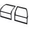 AMD Taillight Bezels, LH-RH Pair, 69 Chevelle (Except Wagon) X953-3469-P