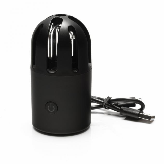Oracle Lighting 3W UV-C Mini Sterilization Lamp, Portable UVGI Disinfection Device, Black 3W-UV-CB