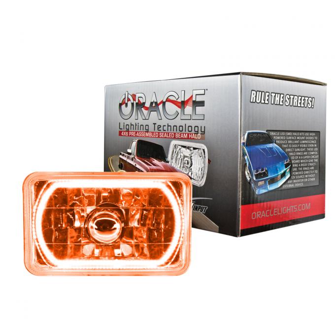 Oracle Lighting Pre-Installed Lights 4x6 in. Sealed Beam, Amber 6909-005