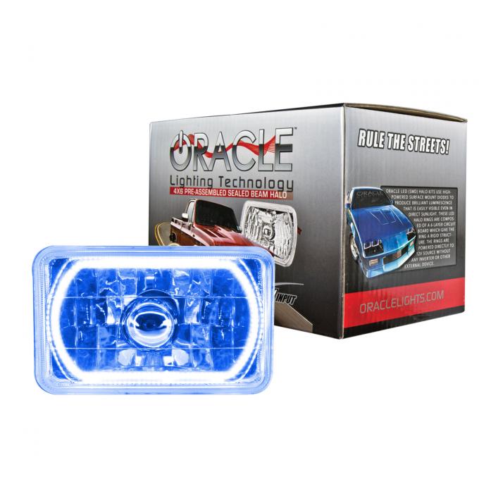 Oracle Lighting Pre-Installed Lights 4x6 in. Sealed Beam, Blue 6909-002