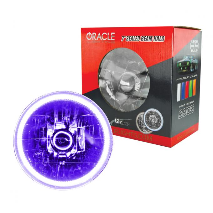 Oracle Lighting Pre-Installed Lights 7 in. Sealed Beam, UV/Purple 6905-007