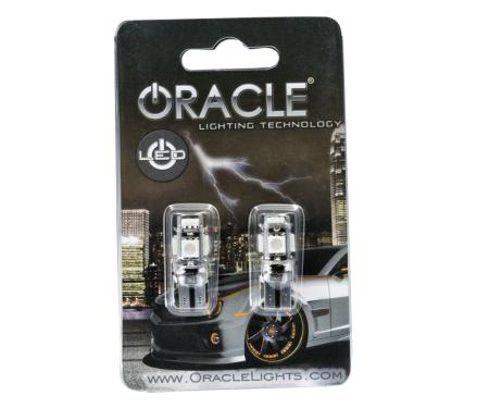 Oracle Lighting T10 5 LED 3 Chip SMD Bulbs, Aqua, Pair 4801-010