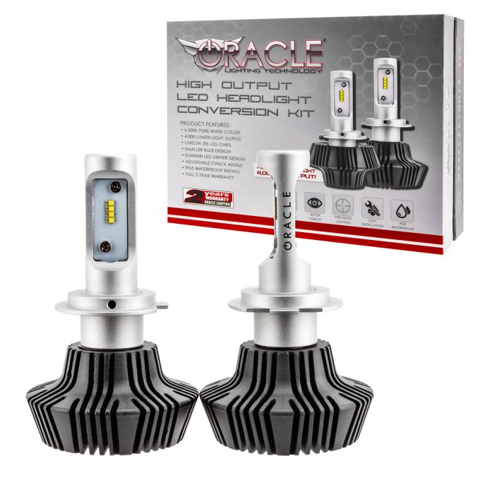 Oracle Lighting H7 4,000+ Lumen LED Headlight Bulbs, Pair 5232-001