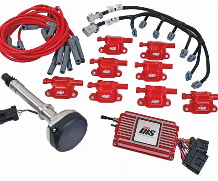 MSD DIS Direct Ignition System Kit, Red 60151