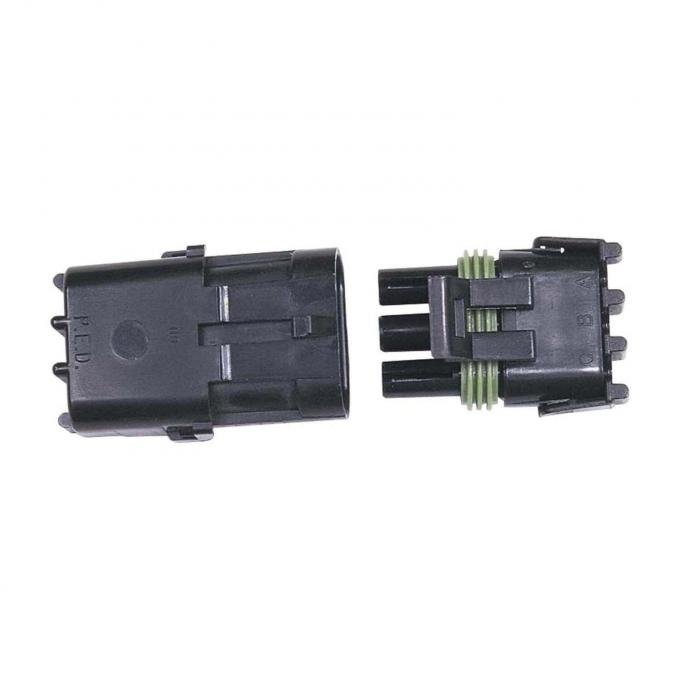 MSD Weathertight Connector, 3-Pin , Qty 1 8172