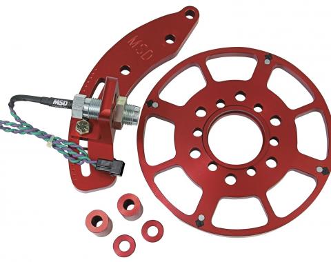 MSD Crank Trigger Wheel Kit, Flying Magnet, SBC, 8 In. 8615