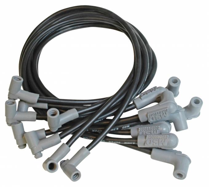 MSD Wire Set, SC Blk, SB Chevy for Use with HEI Cap 35593