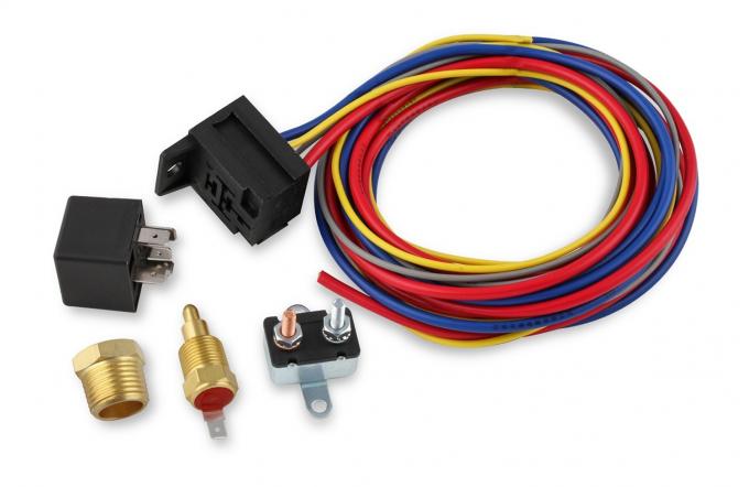 MSD Electric Fan Harness And Relay Kit 89615