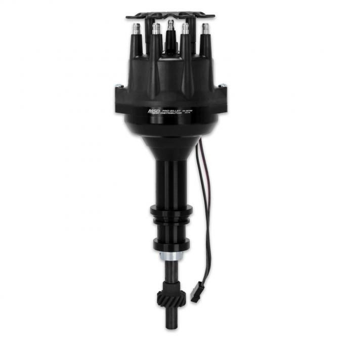 MSD Black Ford 351W Pro-Billet Distributor 85783