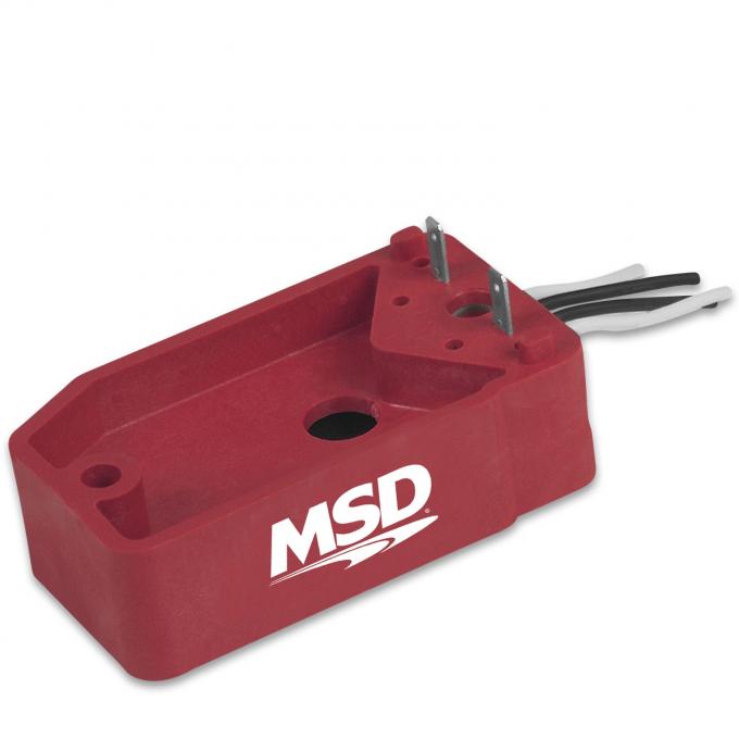 MSD Ignition Coil Interface Block, GM Dual Tower Style Coils, Red 8870