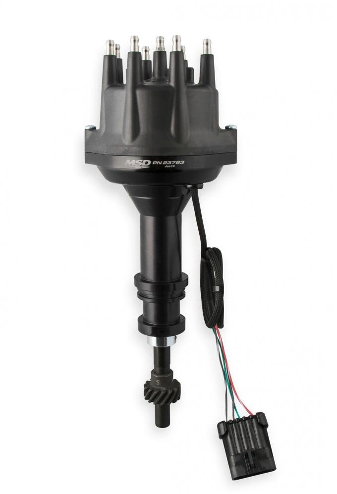 MSD Black, Ford 351W Dual Sync Distributor 23783