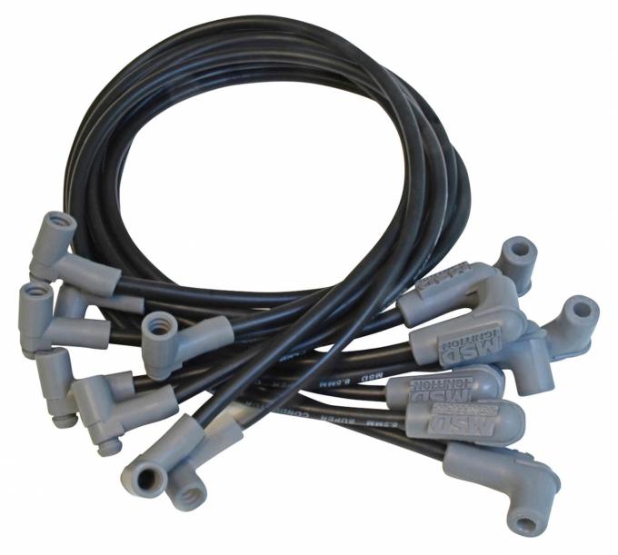MSD Wire Set, SC Blk, BB Chevy for Use with HEI Tower Cap 35603
