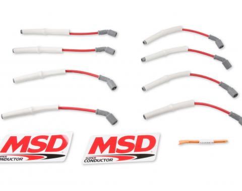 MSD Super Conductor Spark Plug Wire Set, GM 2001, Truck, 8.1L 39849