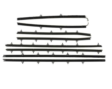 Metro Moulded Parts Window Sweeper Kit Fits 1966-67 Tempest 2 Door Hardtop. 8 Piece WC 8100-29