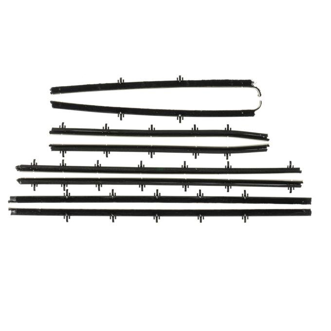 Metro Moulded Parts Window Sweeper Kit Fits 1966-67 Tempest 2 Door Hardtop. 8 Piece WC 8100-29