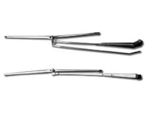 Redline Restomotive® 1968-1972 GM A-Body with Recessed Park Brushed Wiper Arms and Blades