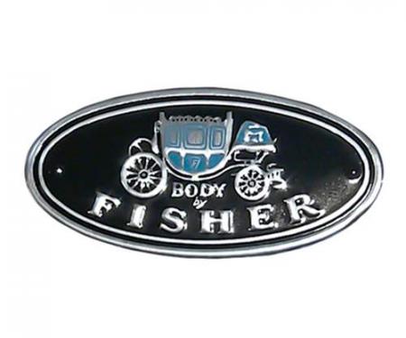 Camaro Sill Plate Emblem, Body By Fisher, 1970-1981