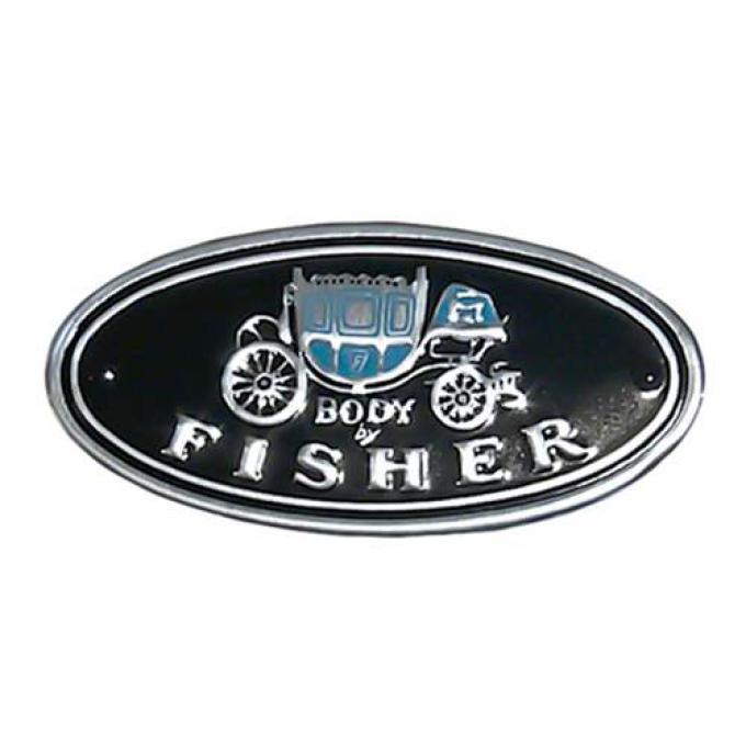 Camaro Sill Plate Emblem, Body By Fisher, 1970-1981