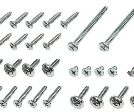 Chevelle Interior Screw Kit, Coupe & Convertible, 1972