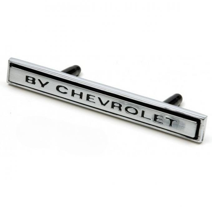 Chevelle Header Panel Emblem, By Chevrolet, 1969