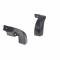 AMD Door Jamb Windlace End Caps, Black Pair, 66-67 Chevelle X497-3466-P