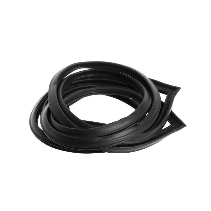 SoffSeal Door U-Jamb Weatherstrip Seal Set For 1968-1972 Chevelle, GTO, Cutlass - Black Rubber