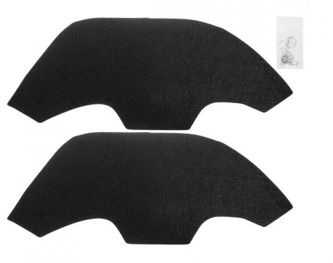 SoffSeal A-Arm Seal Steel Inner Fenders for 1968-1972 Chevy Chevelle El Camino, Pair SS-5068