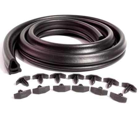 Metro Moulded Parts 1964-1972 Oldsmobile / Chevrolet / Buick / Pontiac Hood to Cowl Seal, with Clips. 59-1/8" Long. Each CS 5