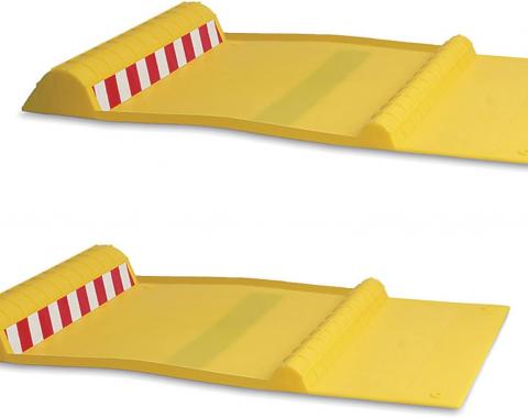 Maxsa 2 Pack Park Right Perfect Parking Self Adhesive Anti-Skid Parking Mat, Yellow 37356