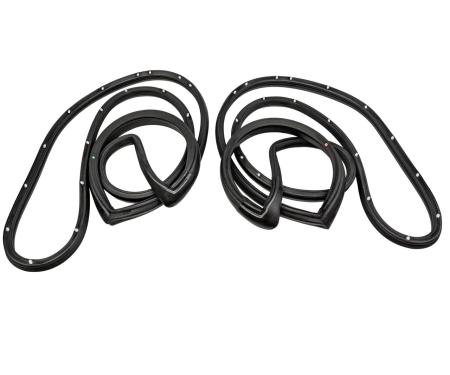 Metro Moulded Parts 1978-1988 Oldsmobile / Pontiac / Buick / Chevrolet Rear Molded Door Seals LM 16-S/R