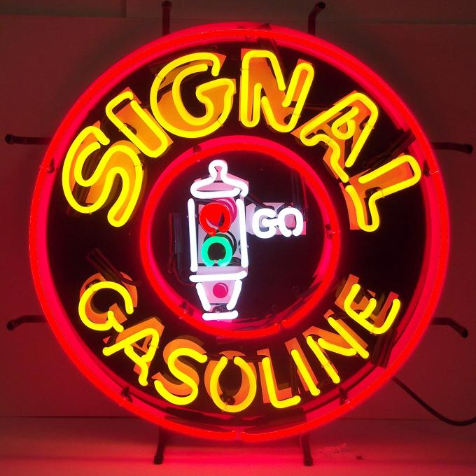 Neonetics Standard Size Neon Signs, Gas - Signal Gasoline Neon Sign