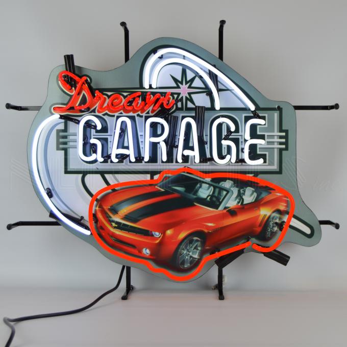 Neonetics Standard Size Neon Signs, Dream Garage Camaro Neon Sign