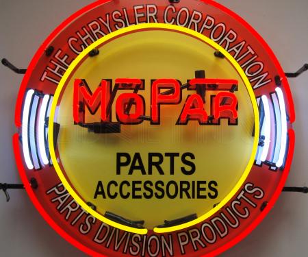 Neonetics Standard Size Neon Signs, Mopar Circle Neon Sign