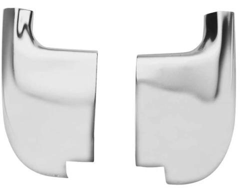 AMD Rocker Panel Caps, Rear, LH/RH Pair, 64 Chevelle (Super Sport) El Camino (Custom) P-SC00280