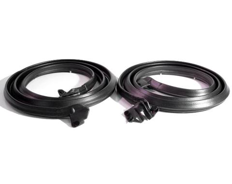 Metro Moulded Parts 1966-1967 Pontiac / Oldsmobile / Buick Molded Door Seals for 2-Door Hardtops and Convertibles LM 12