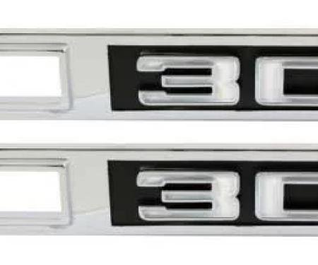 AMD Side Marker Bezels, Front, "307", LH/RH Pair, 69 Chevelle T-4606