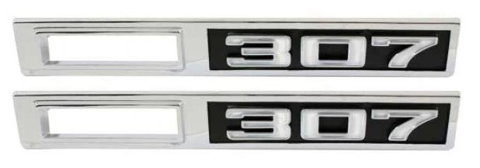 AMD Side Marker Bezels, Front, "307", LH/RH Pair, 69 Chevelle T-4606