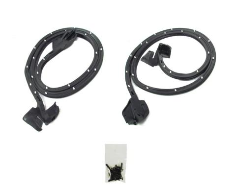 AMD Door Weatherstrips, Pair, 69-72 GM A-Body X580-3469-P