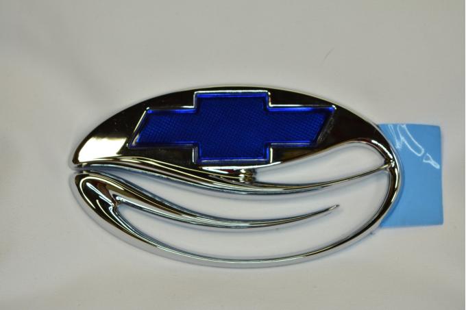 Malibu Trunk Emblem, Blue, 1997-2003