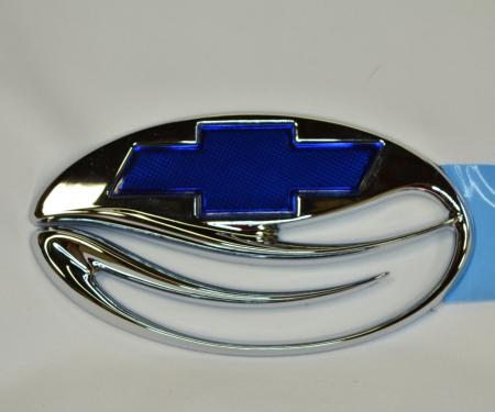 Malibu Trunk Emblem, Blue, 1997-2003